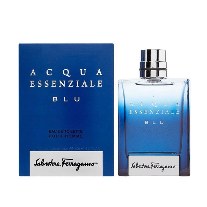 salvatore ferragamo acqua essenziale blu mens fragrance edt fresh woody scent elegant perfume