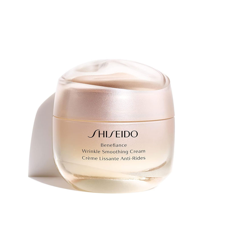 shiseido benefiance wrinkle smoothing cream anti aging moisturizer hydrating cream wrinkle reduction skincare rejuvenation