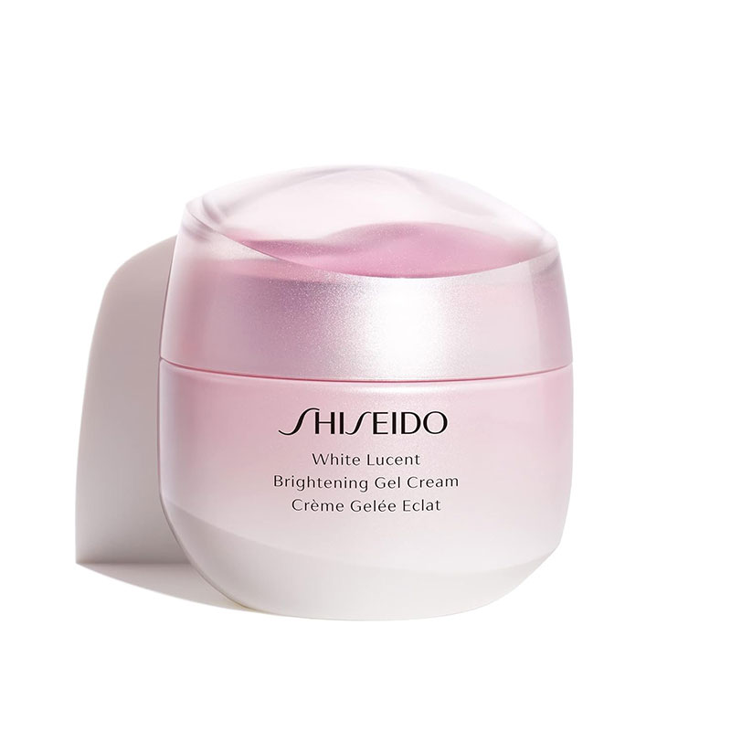 shiseido white lucent brightening gel cream hydrating moisturizer dark spot reduction radiant skin even complexion skincare