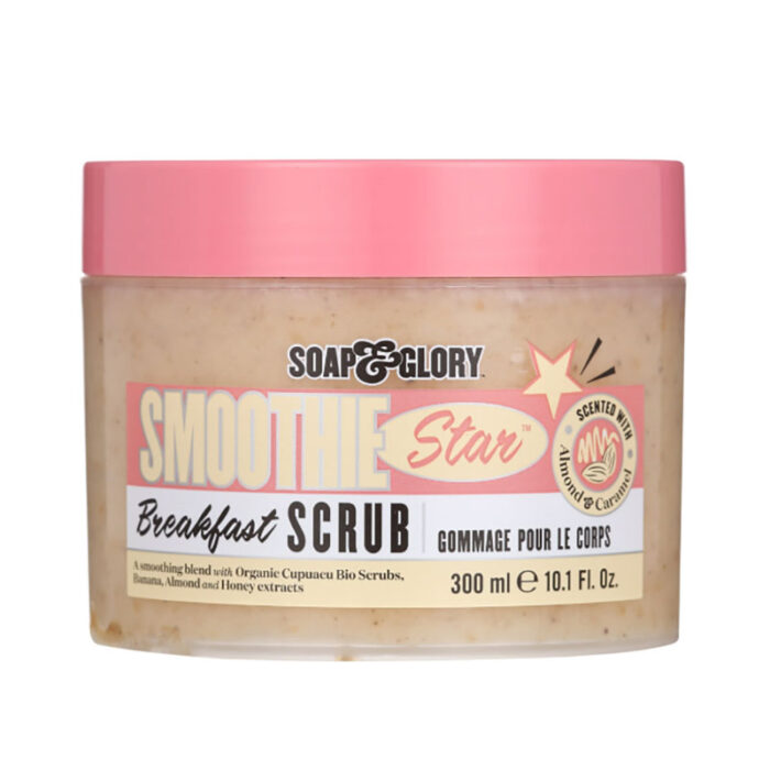 body scrub exfoliator smooth skin Soap and Glory Smoothie Star shea butter