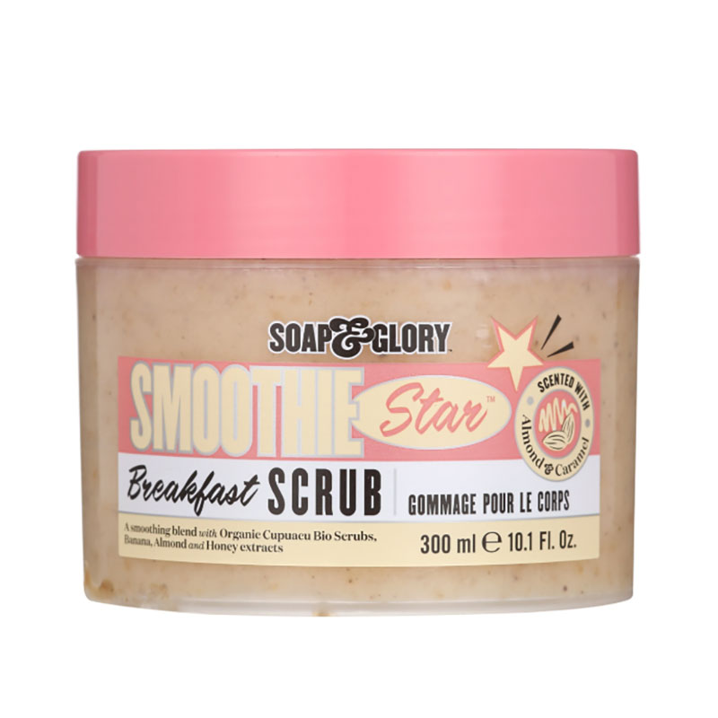 body scrub exfoliator smooth skin Soap and Glory Smoothie Star shea butter