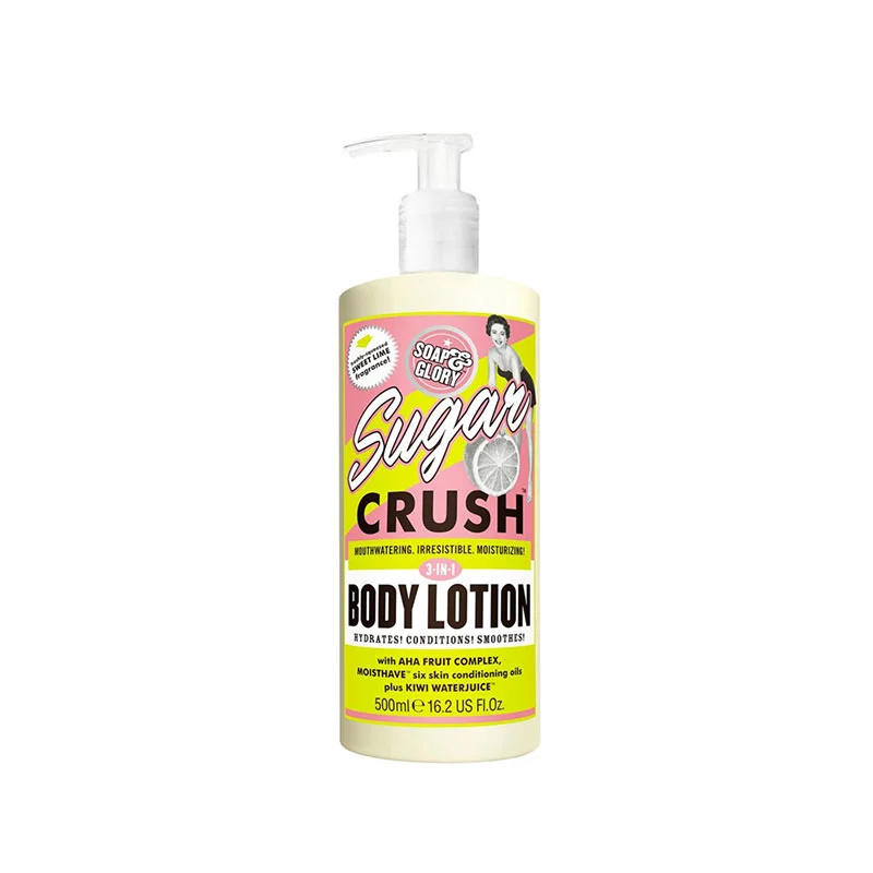Soap and Glory Sugar Crush body lotion energizing moisturizing citrus skin care