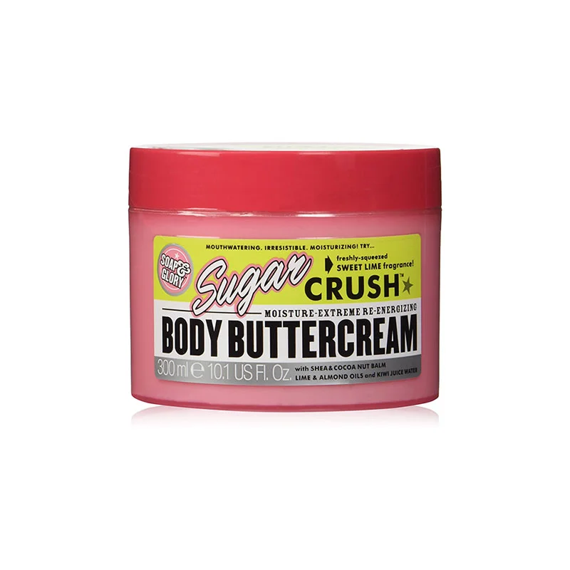 Soap and Glory Sugar Crush body buttercream intense hydration citrus skin care