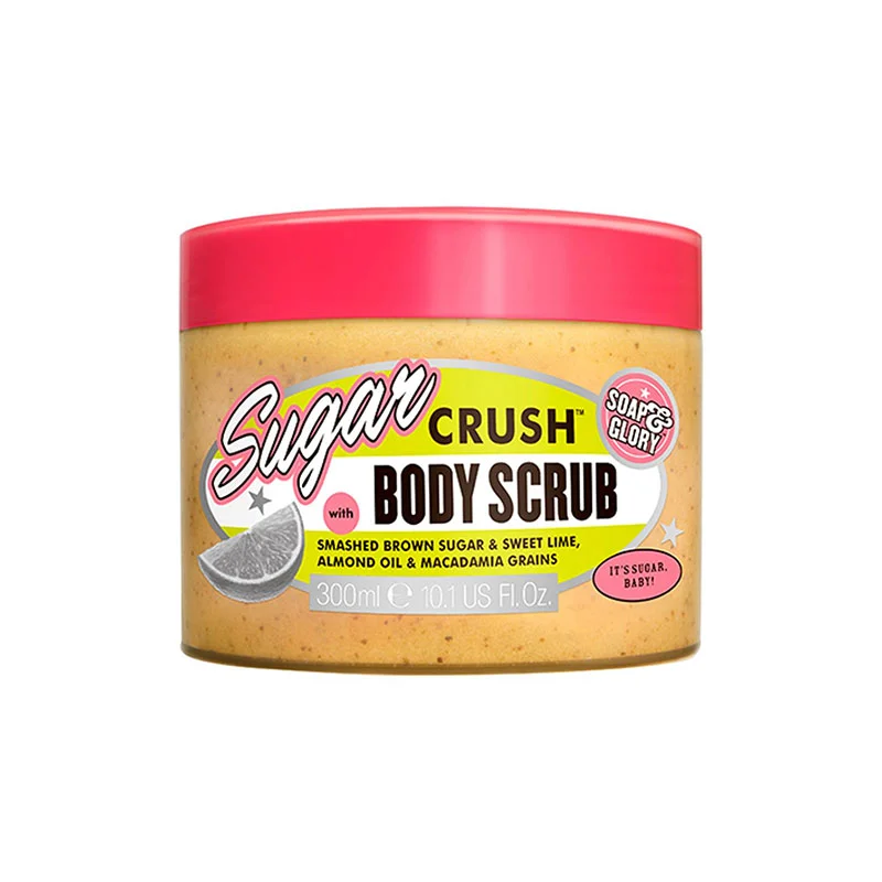 body scrub exfoliator smooth skin Soap and Glory Sugar Crush citrus scent