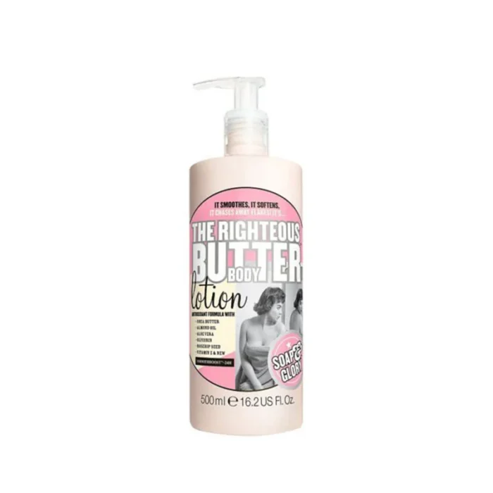 body lotion moisturizer shea butter Soap and Glory The Righteous Butter hydrating skincare