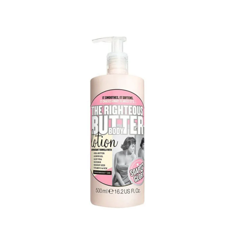 body lotion moisturizer shea butter Soap and Glory The Righteous Butter hydrating skincare