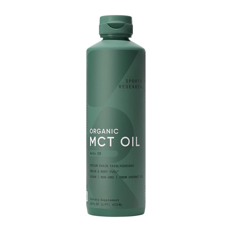 Sports Research MCT oil C8 organic coconut energy keto unflavored
