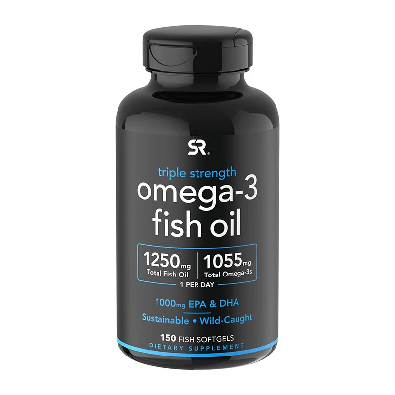 Sports Research omega 3 fish oil triple strength EPA DHA heart brain joint