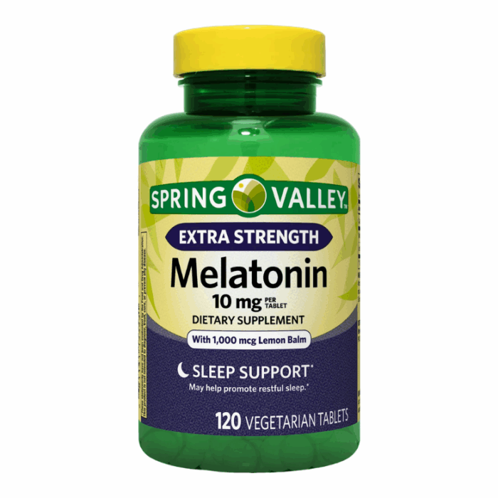 Spring Valley Extra Strength Melatonin Tablets Dietary Supplement