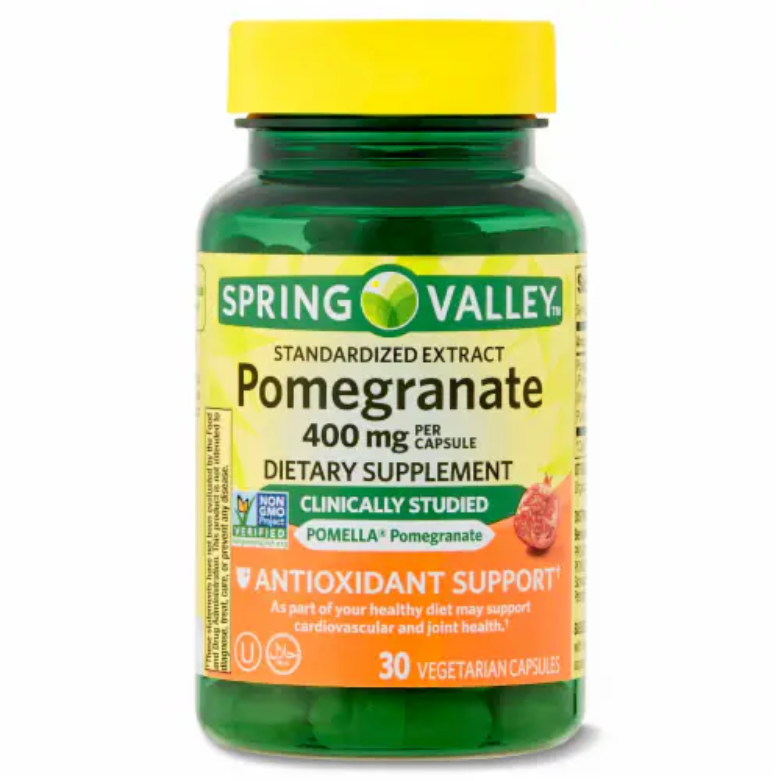 Spring Valley Standardized Extract Pomegranate 400 mg 30 Capsules