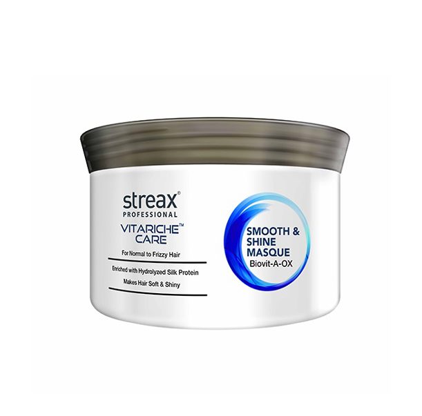 Hair Masque Smooth Shine Masque Frizz Control Hair Mask Dry Hair Treatment Streax Professional Masque