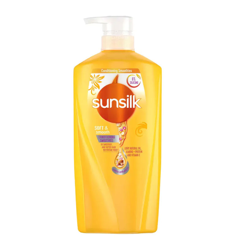 Sunsilk soft shampoo smooth hair frizz-free