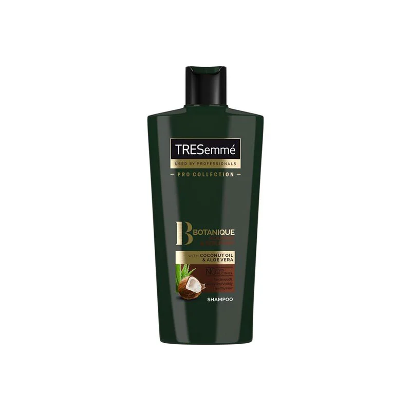 TRESemmé botanique shampoo coconut milk aloe vera nourish hair care