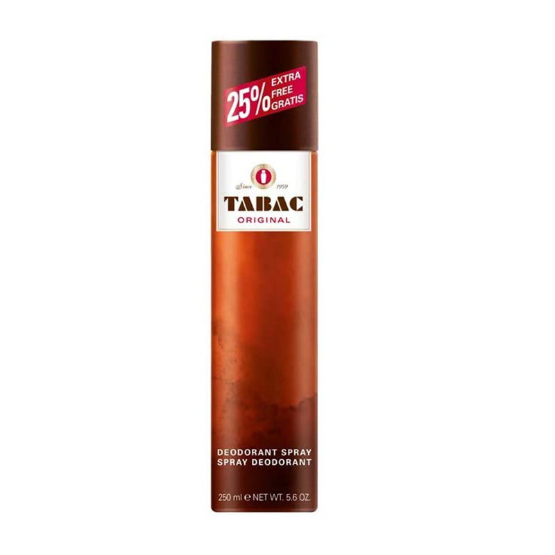 Tabac Original Deodorant Spray men's grooming classic fragrance odor protection aluminum-free