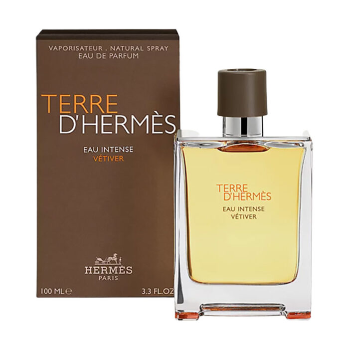 Hermès Terre d’Hermès Eau Intense Vétiver men's Eau de Parfum vetiver fragrance woody spicy scent luxury men's perfume modern masculine fragrance Hermès men's fragrance