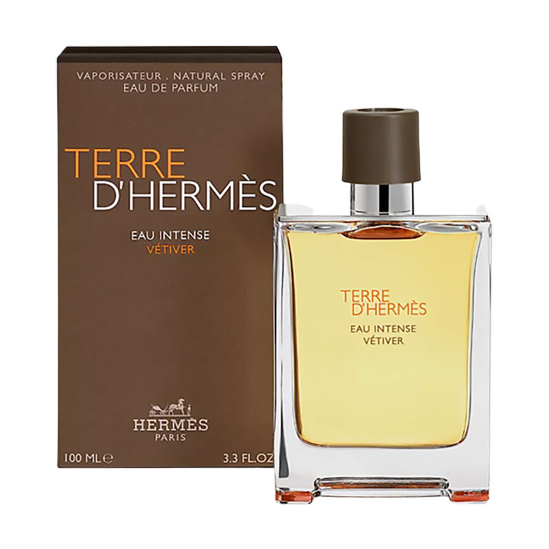 Hermès Terre d’Hermès Eau Intense Vétiver men's Eau de Parfum vetiver fragrance woody spicy scent luxury men's perfume modern masculine fragrance Hermès men's fragrance