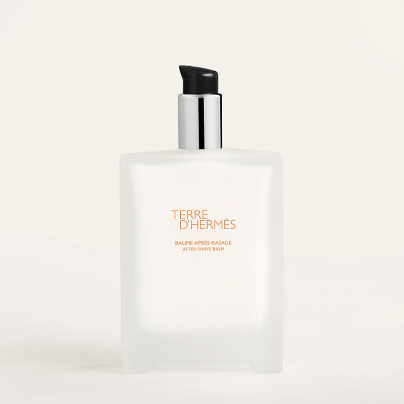Hermès after-shave balm Terre d’Hermès balm post-shave hydration alcohol-free aftershave men’s grooming balm soothing shave balm luxury skincare for men