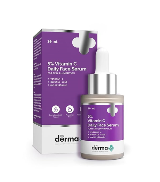 The Derma Co 5% Vitamin C Daily Face Serum