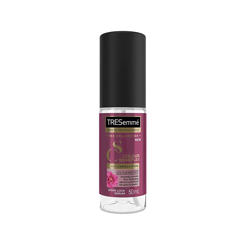TRESemmé shine serum color hair frizz control camellia oil