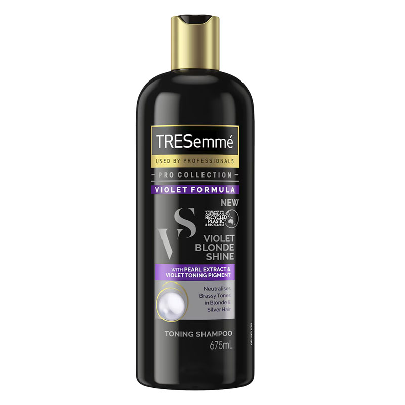 TRESemmé blonde shampoo violet toner shine boost