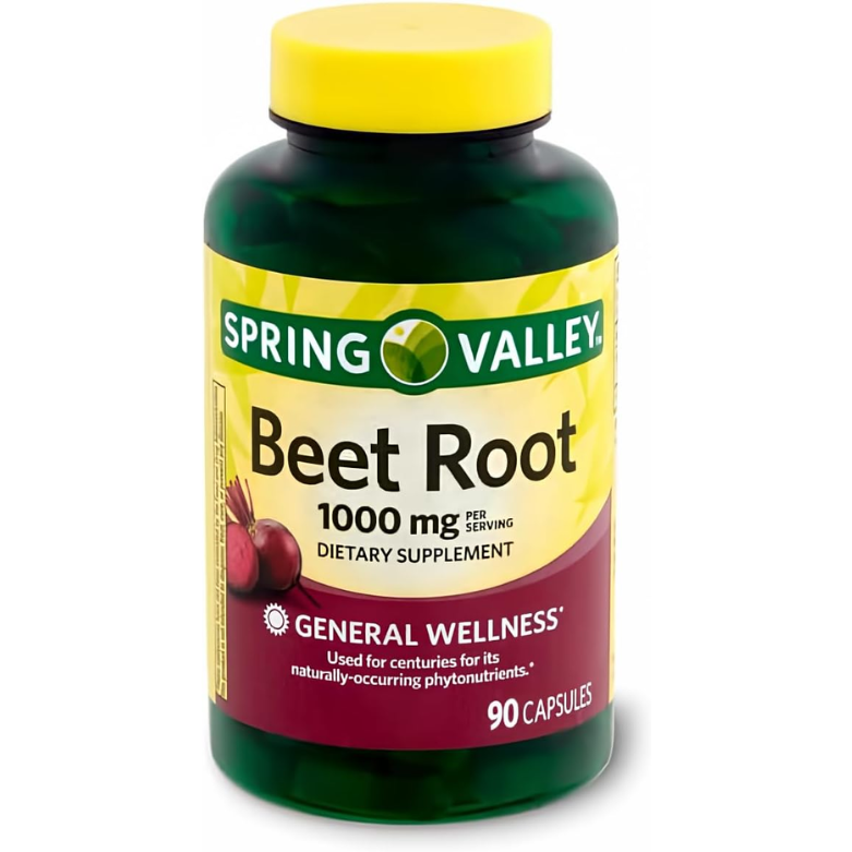 Spring Valley Beet Root 1000 Mg 90 Capsules