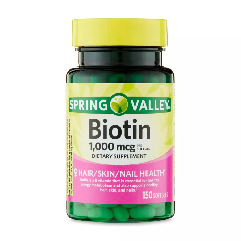 Spring Valley Biotin Softgels 1000 mcg 150 Softgels