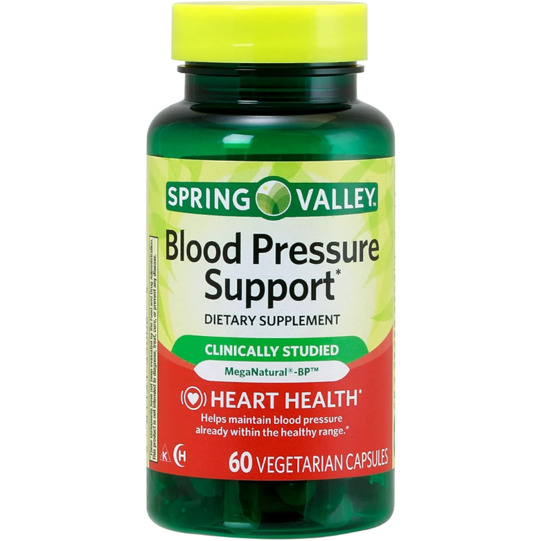 Spring Valley Blood Pressure Support Heart Health 60 Capsules