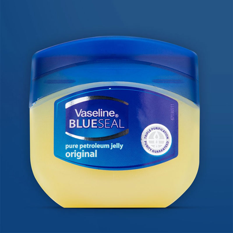 Vaseline Blueseal petroleum jelly original skin moisturizer healing protective