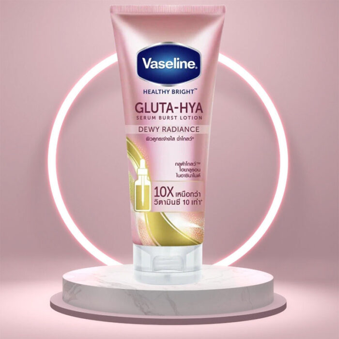 Vaseline Gluta-Hya serum burst lotion dewy radiance body moisturizer skin brightening