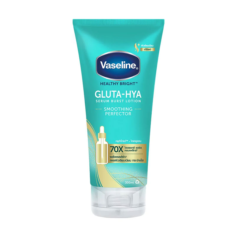 Vaseline Gluta-Hya serum burst lotion smoothing perfector body moisturizer skin brightening