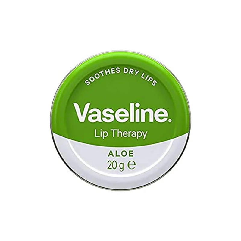 vaseline lip therapy aloe vera lip balm soothing hydration lip protection dry lips moisturizing lips natural aloe vera