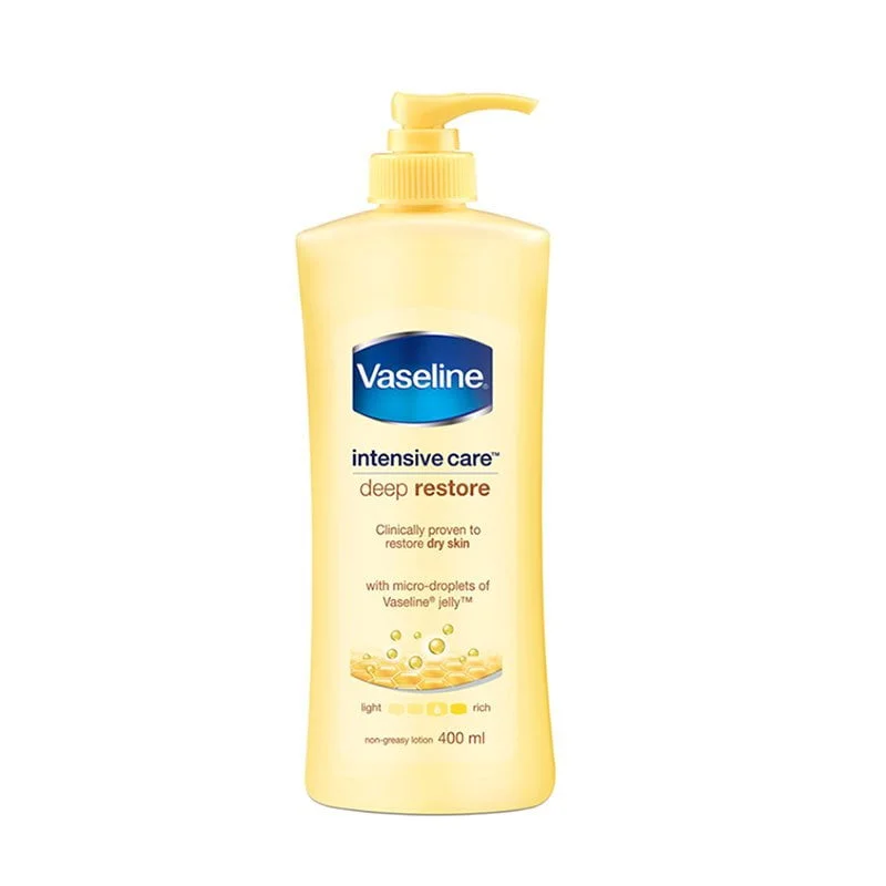 vaseline lotion deep restore moisturizing dry skin skin repair hydrating lotion healing lotion smooth skin daily moisturizer
