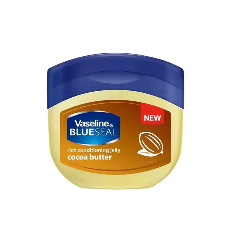 vaseline petroleum jelly cocoa butter moisturizing healing dry skin protective skin balm cocoa butter hydration