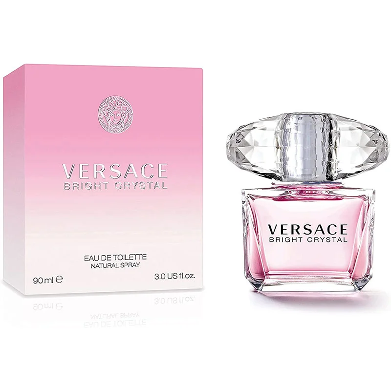 Versace Bright Crystal EDT 90ml women's fragrance floral fruity musk yuzu pomegranate peony