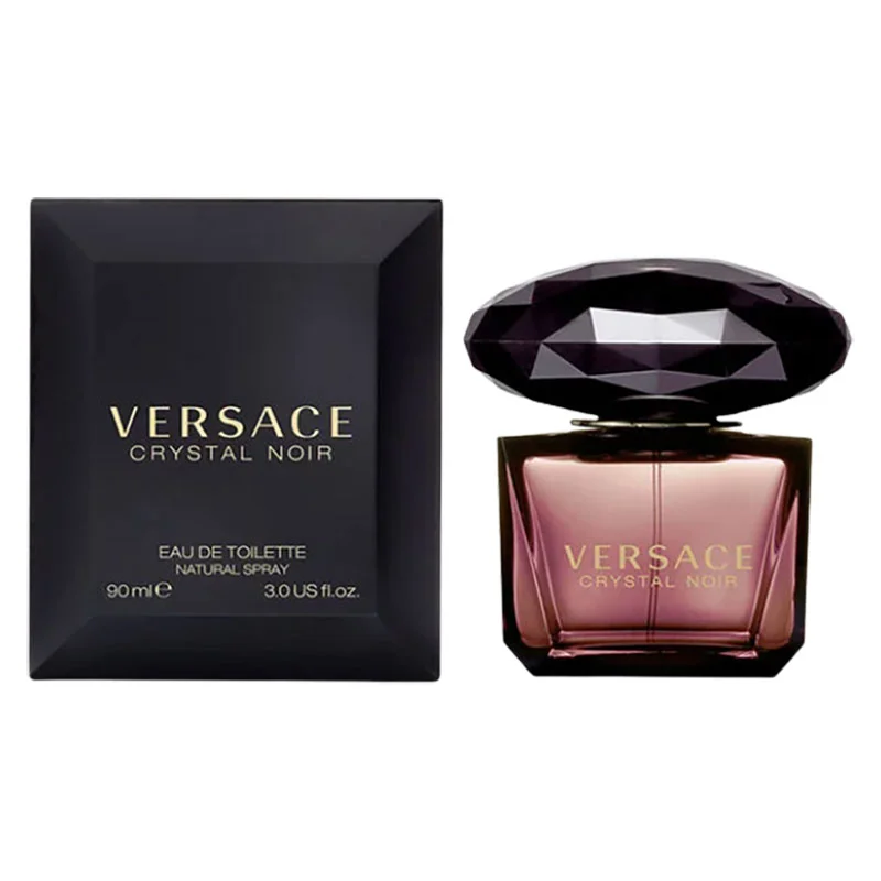 Versace Crystal Noir EDT 90ml women's fragrance amber floral pepper ginger coconut gardenia sandalwood