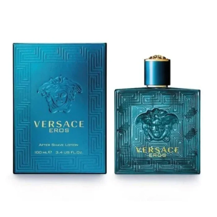 Versace Eros After Shave Lotion 100ml masculine fragrance soothing hydration