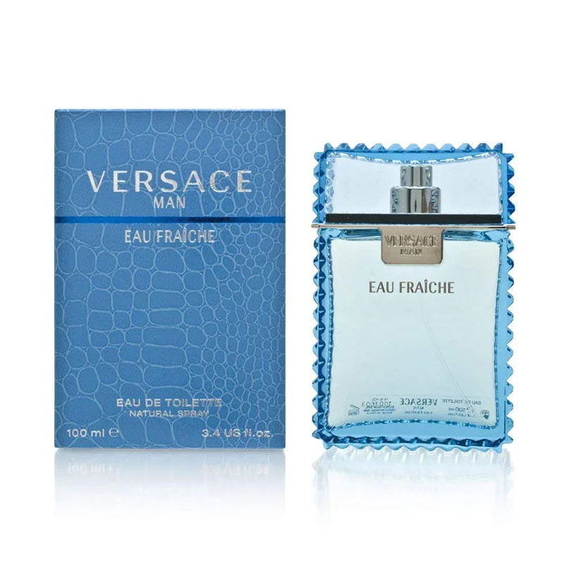 Versace Man Eau Fraiche EDT 100ml fresh masculine fragrance woody aquatic scent