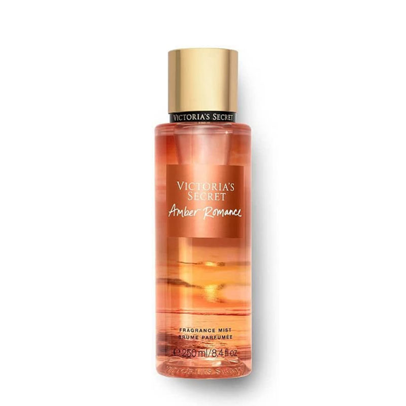 amber romance mist Victoria's Secret body spray warm fragrance mist sweet body mist amber and vanilla mist