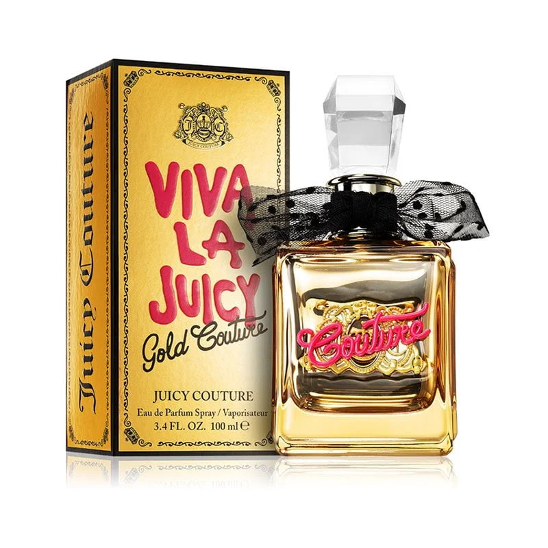 Viva La Juicy Gold Couture perfume sweet floral gourmand fragrance Juicy Couture EDP women's scent