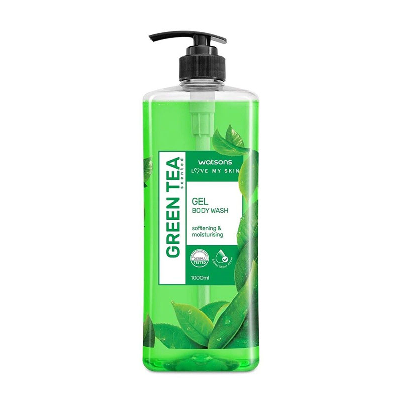 green tea body wash moisturizing gel cleanser softening skin care