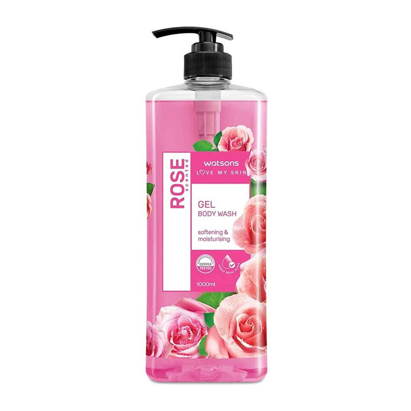 rose body wash moisturizing gentle cleanser softening skin care