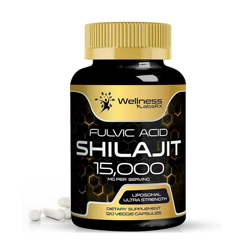 shilajit fulvic acid supplement energy booster ultra strength wellness labs rx