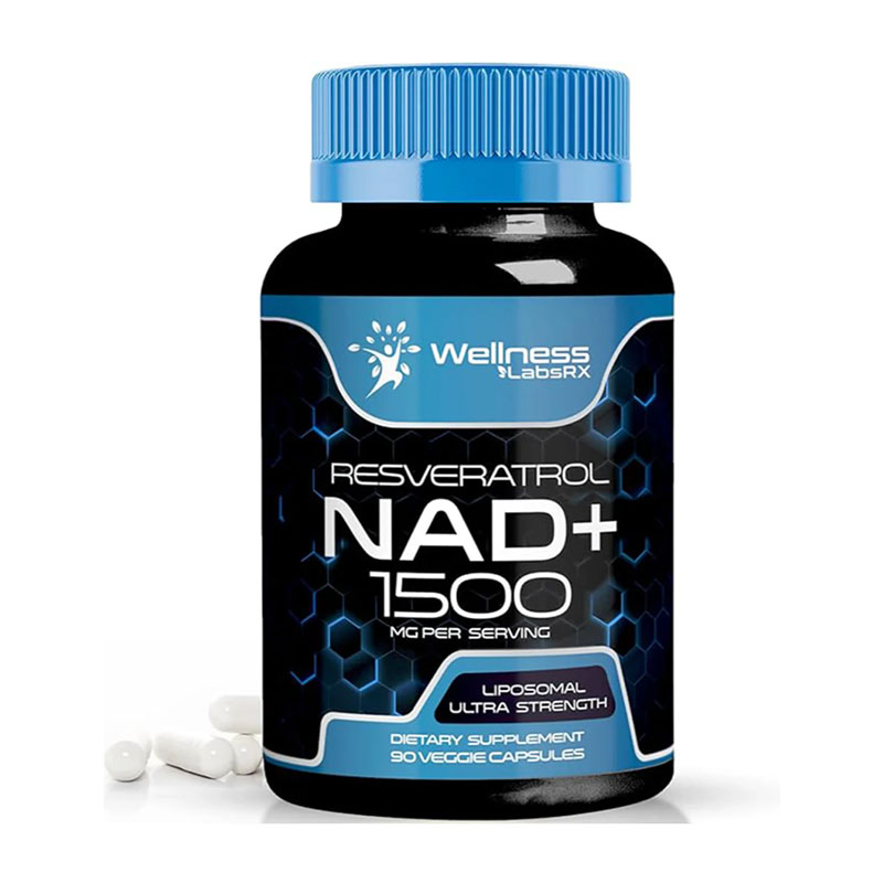 NAD supplement Resveratrol energy booster healthy aging cellular health wellness labs rx