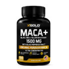 X Gold Health Maca Root Organic Maca Root Capsules Peruvian Maca Supplement Energy and Mood Support Hormonal Balance Supplement