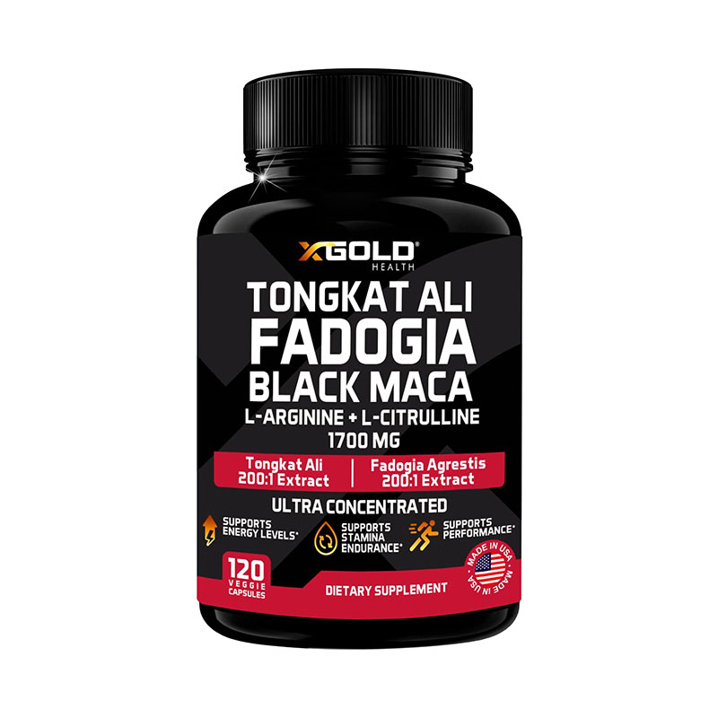 X Gold Health Tongkat Ali Fadogia Black Maca – 120 Capsules