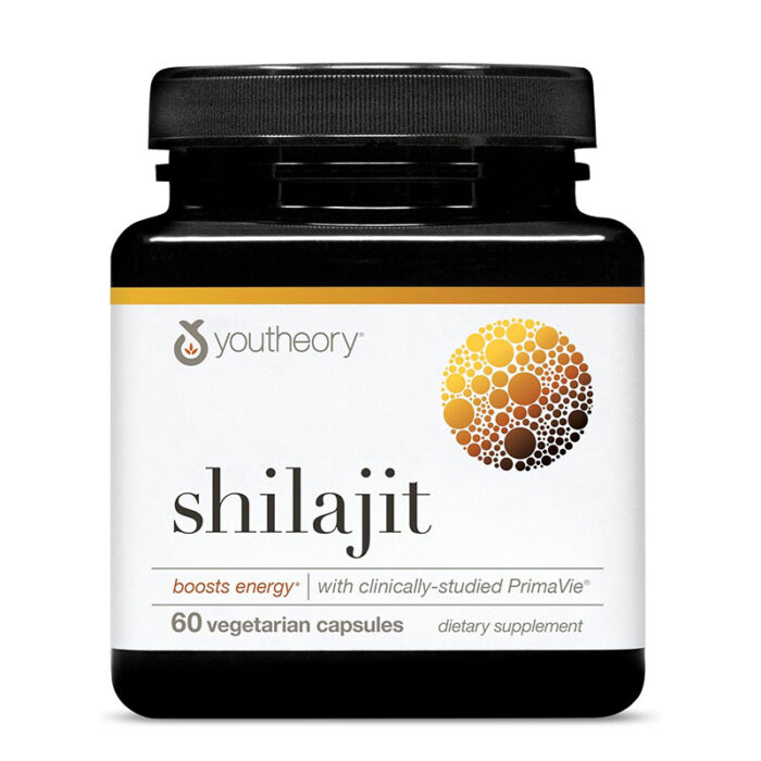 Youtheory Men’s Shilajit 500mg testosterone support energy booster stamina enhancer adaptogen supplement