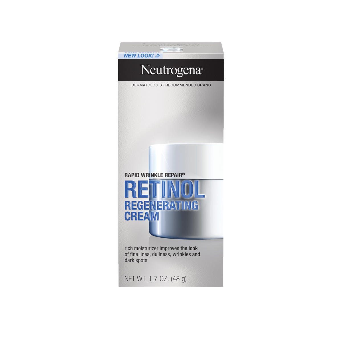 Neutrogena Rapid Wrinkle Repair retinol cream anti-aging moisturizer hyaluronic acid wrinkle reduction