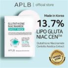 APLB Glutathione Niacinamide Sheet Mask 25ml