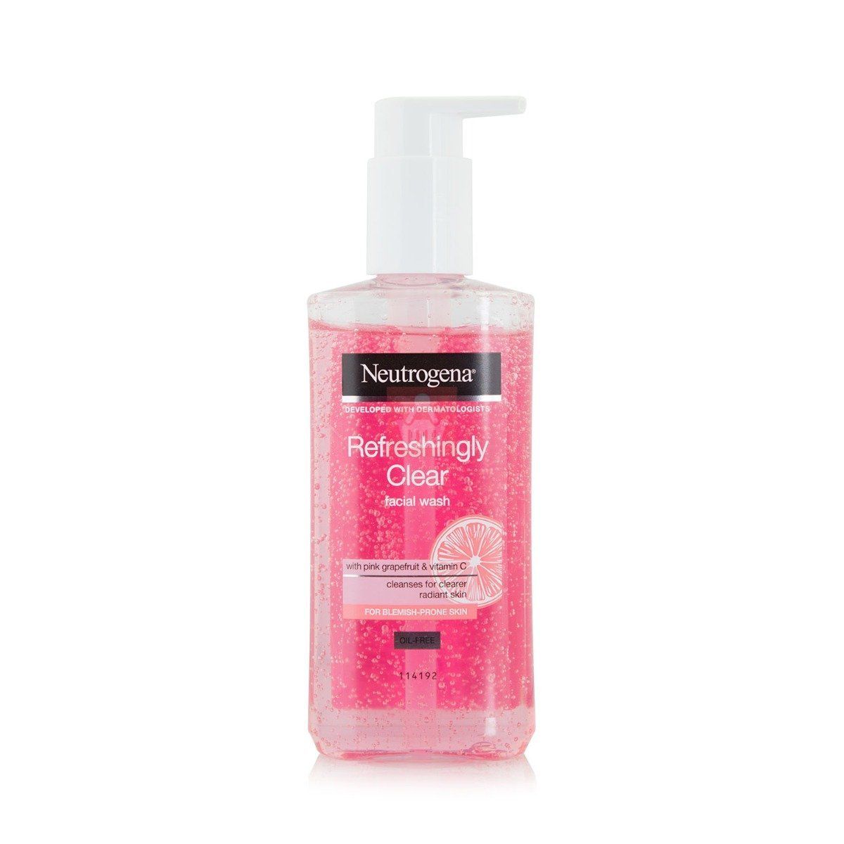 Neutrogena Refreshingly Clear Facial Wash pink grapefruit vitamin C daily cleanser acne-prone skin