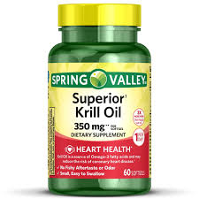 Spring Valley Superior Krill Oil Dietary Supplement 60 Softgels